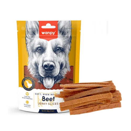 Wanpy Soft Beef Jerky Slices 100 g - 100 g