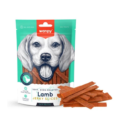 Wanpy Soft Lamb Jerky Slices 100 g - 100 g