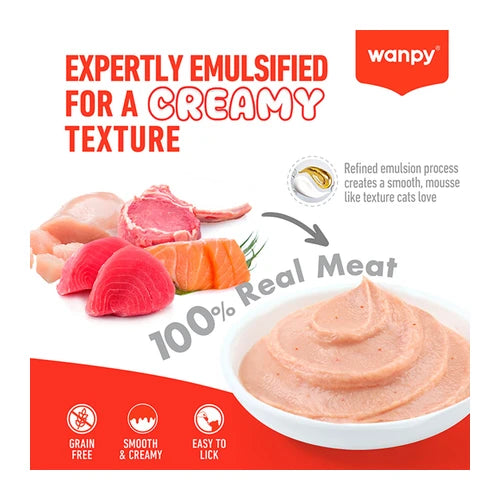 Wanpy Superfoods Creamy Treat For Cat Salmon With Chia & Seaweed 70 g - product detail 6