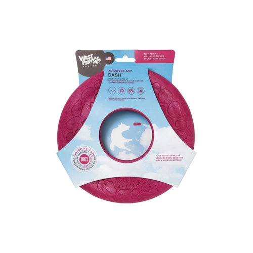 West Paw Dash Dog Frisbee - Currant