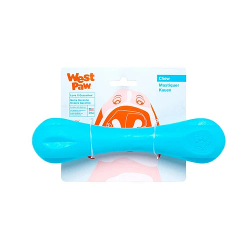 West Paw Hurley Dog Bone - Large, Blue