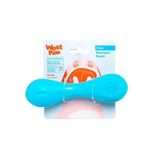 West Paw Hurley Dog Bone - Small, Blue