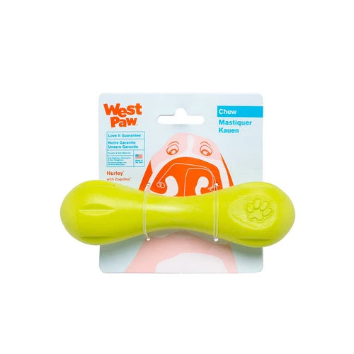 West Paw Hurley Dog Bone - Small, Green