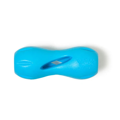 West Paw Qwizl Treat Toy - Small, Blue