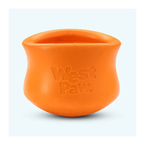 West Paw Toppl Treat Toy - Large, Tangerine