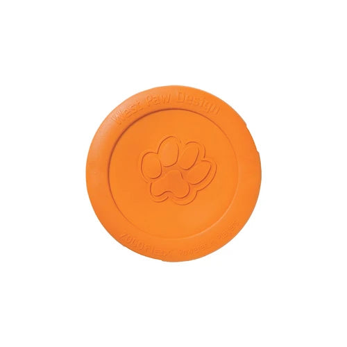 West Paw Zisc Flying Disc - Small, Tangerine