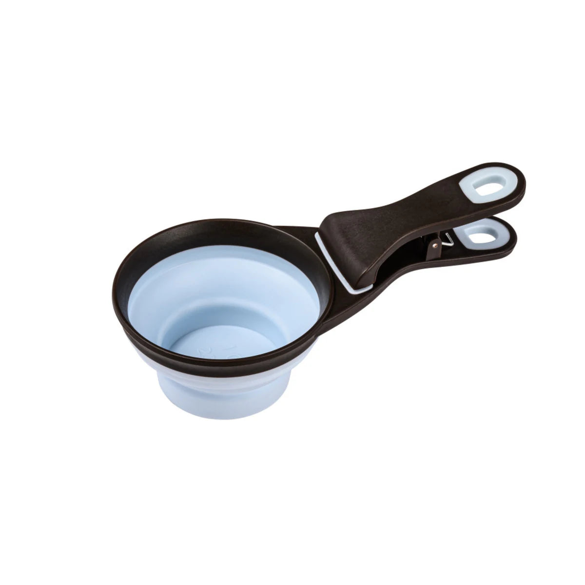 Zolux 2-in-1 Silicone Measuring Cup with Food Bag Clip - Blue / 473 ml