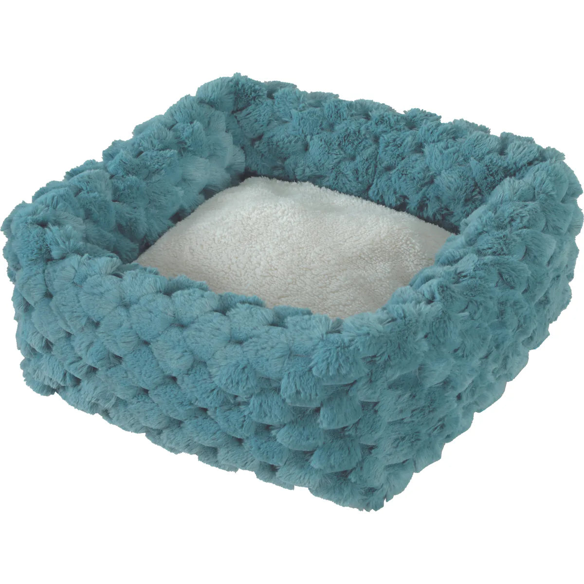 Zolux Abelha Squared Pet Bed - Blue / One Size