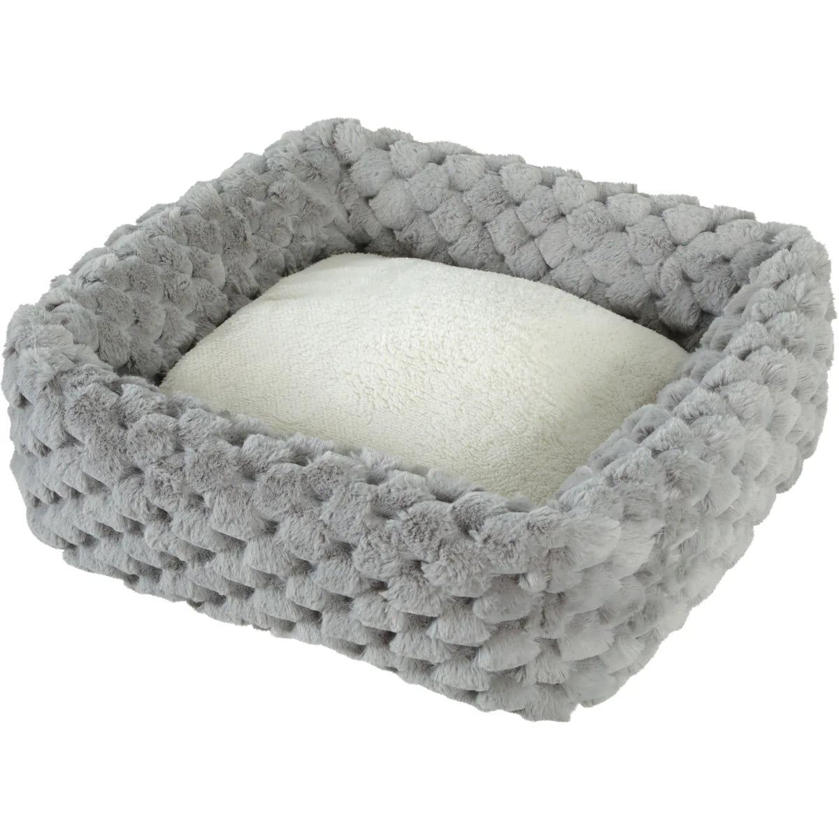Zolux Abelha Squared Pet Bed - Grey / XLarge