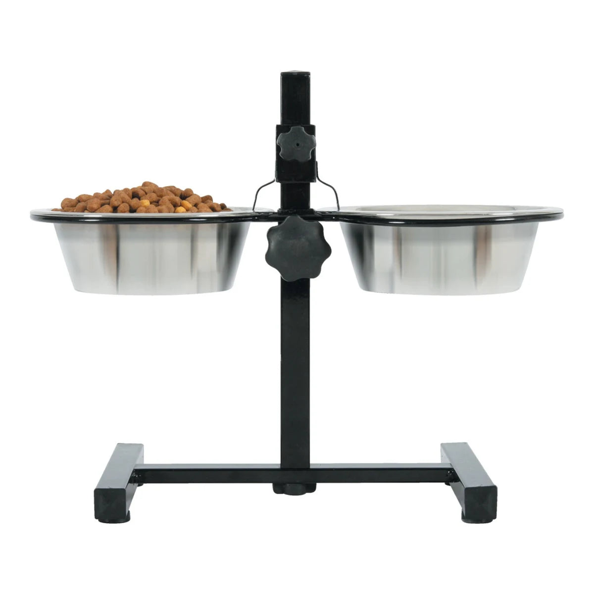 Zolux Adjustable Stand with Stainless Steel Dog Bowls - additional product view