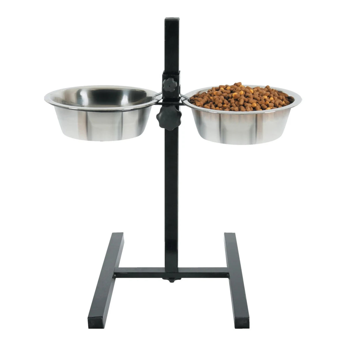 Zolux Adjustable Stand with Stainless Steel Dog Bowls - additional product view