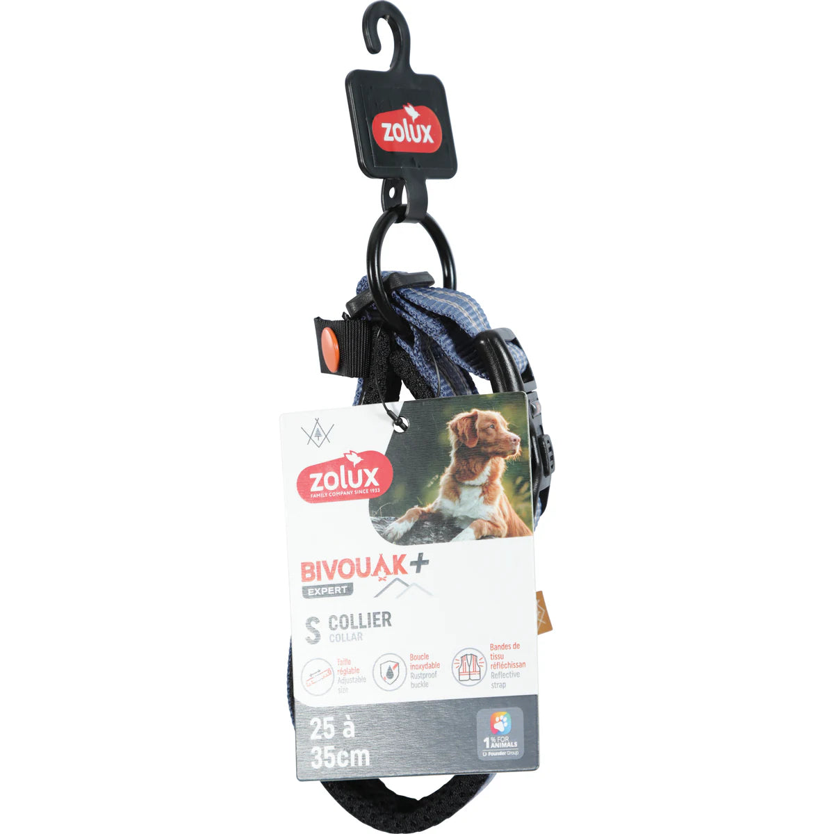 Zolux BVK Collar, 20 mm - Blue / 25-35 cm