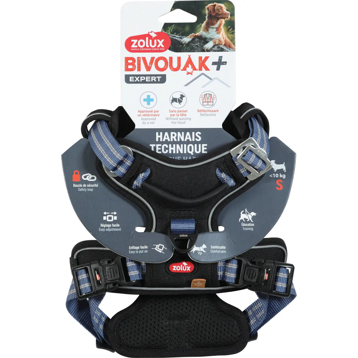 Zolux BVK Harness - Blue / Small