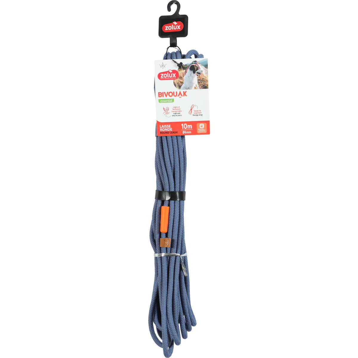 Zolux BVK Polyester Lead for Dog - Blue