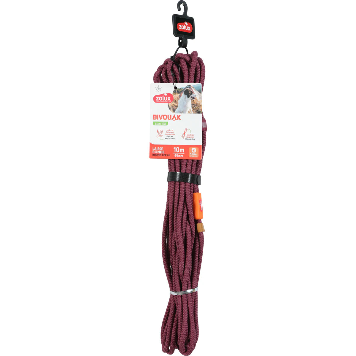 Zolux BVK Polyester Lead for Dog - Red