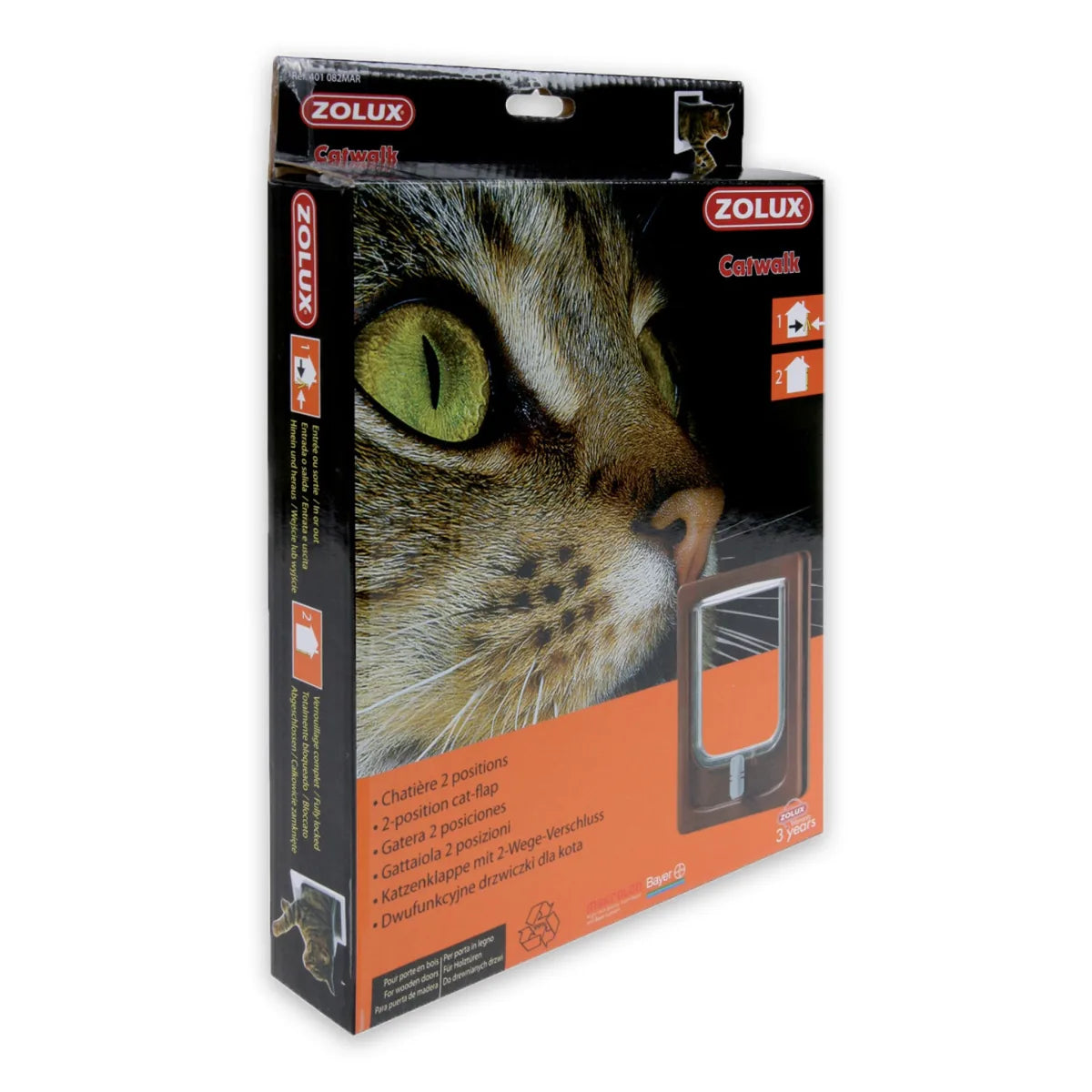 Zolux Cat flap for Wooden Door 2 Position - additional product view