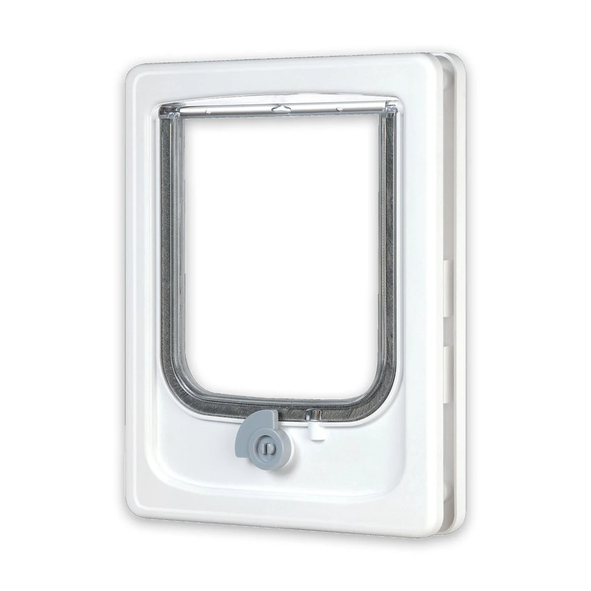 Zolux Cat-flap for Wooden Door - 4 Position - White