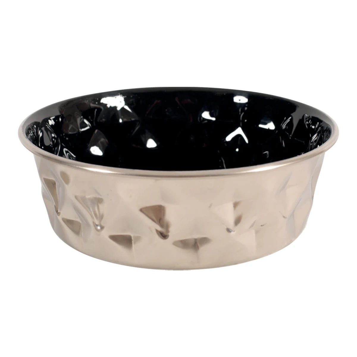 Zolux Diamonds Stainless Non-Slip Dog Bowl - additional product view