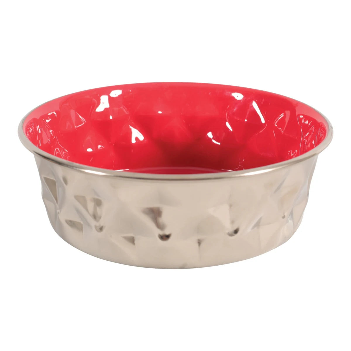 Zolux Diamonds Stainless Non-Slip Dog Bowl - additional product view