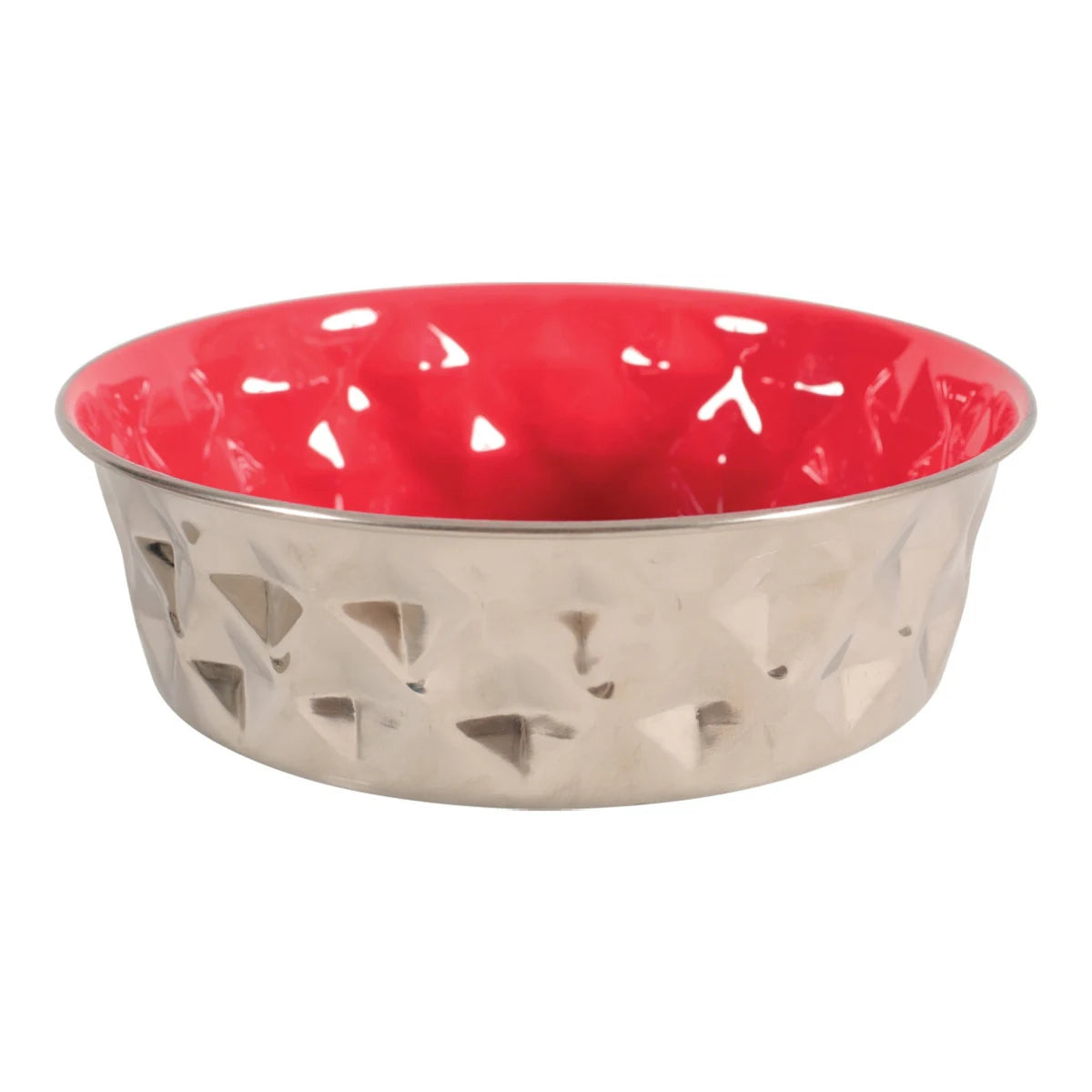 Zolux Diamonds Stainless Non-Slip Dog Bowl - additional product view