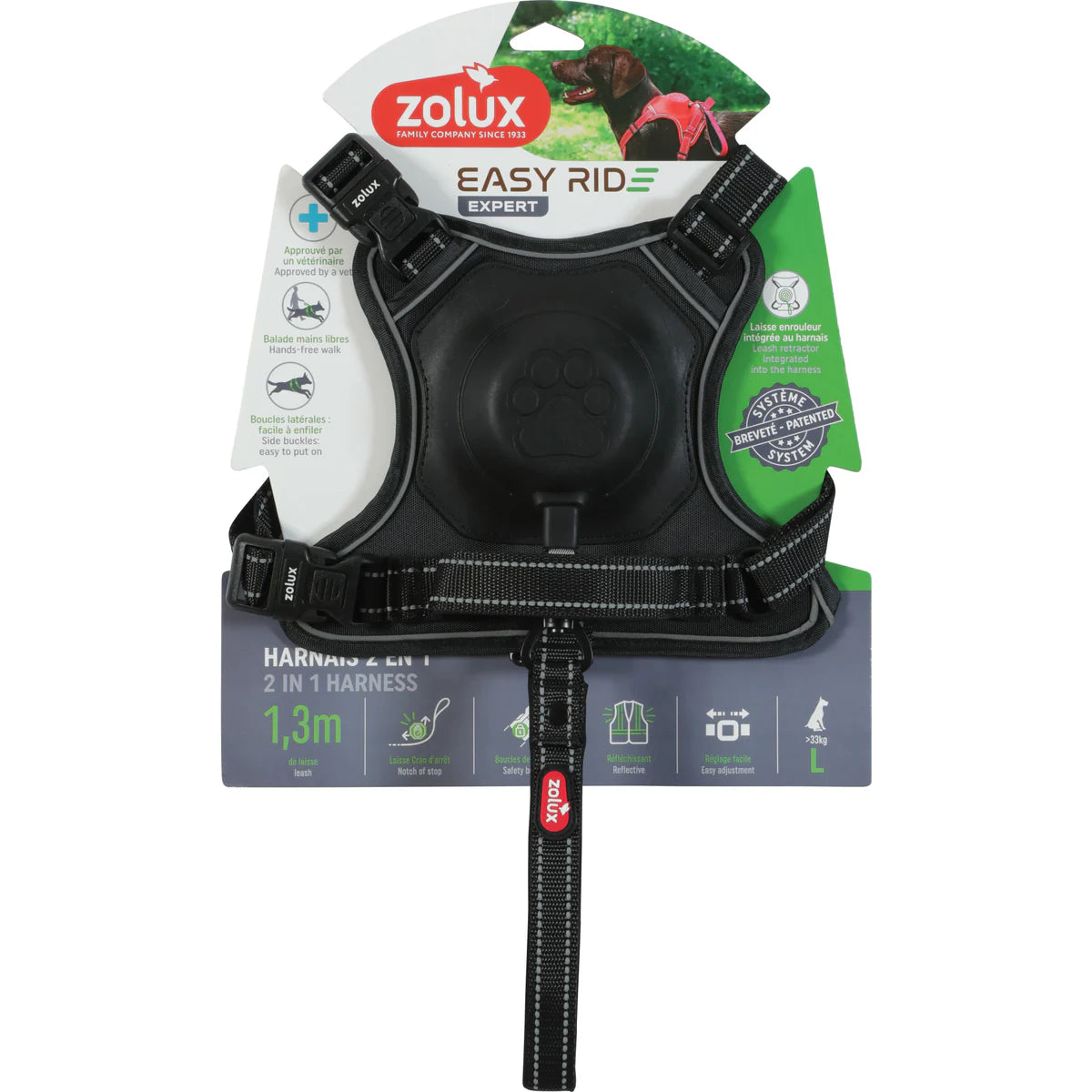 Zolux Easyride Harness - Black / Large