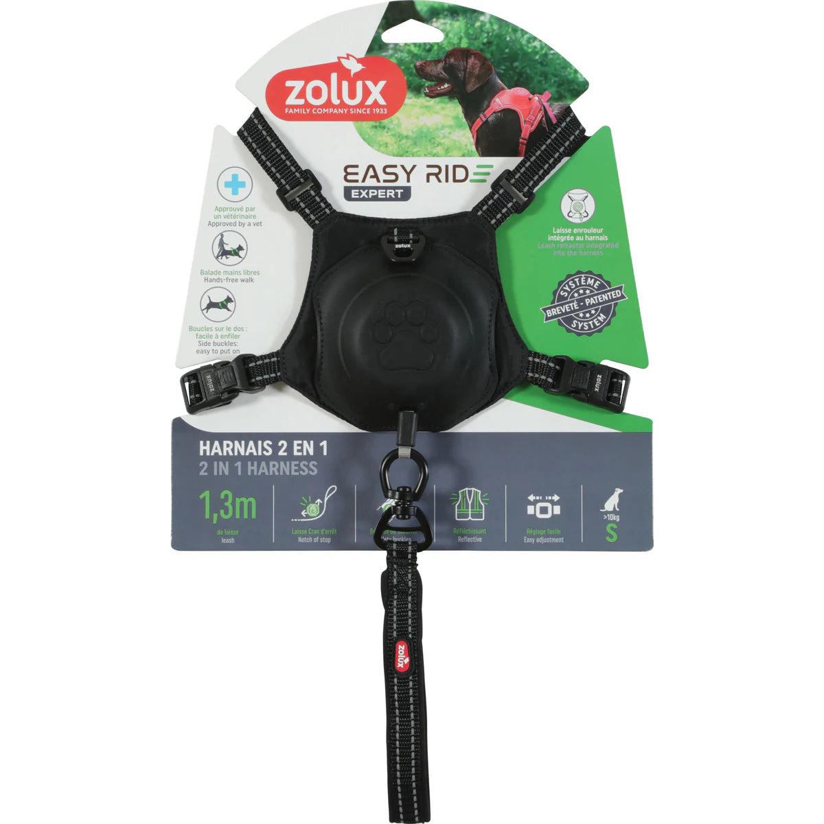 Zolux Easyride Harness - Black / Small
