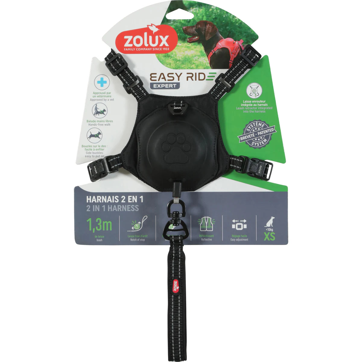 Zolux Easyride Harness - Black / XSmall