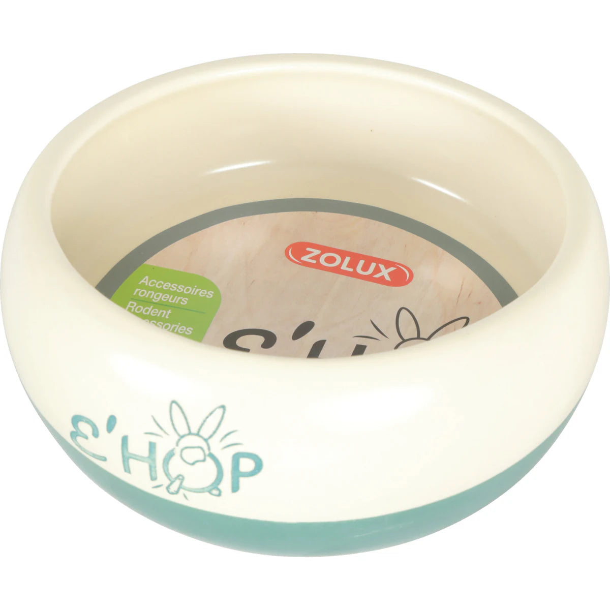 Zolux Ehop Ceramic Bowl - Green / 300 ml