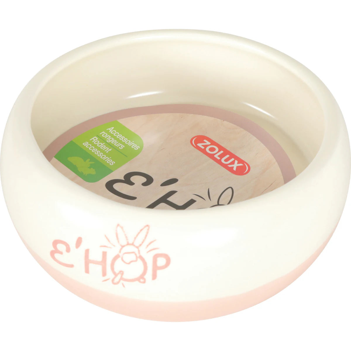 Zolux Ehop Ceramic Bowl - Pink / 300 ml