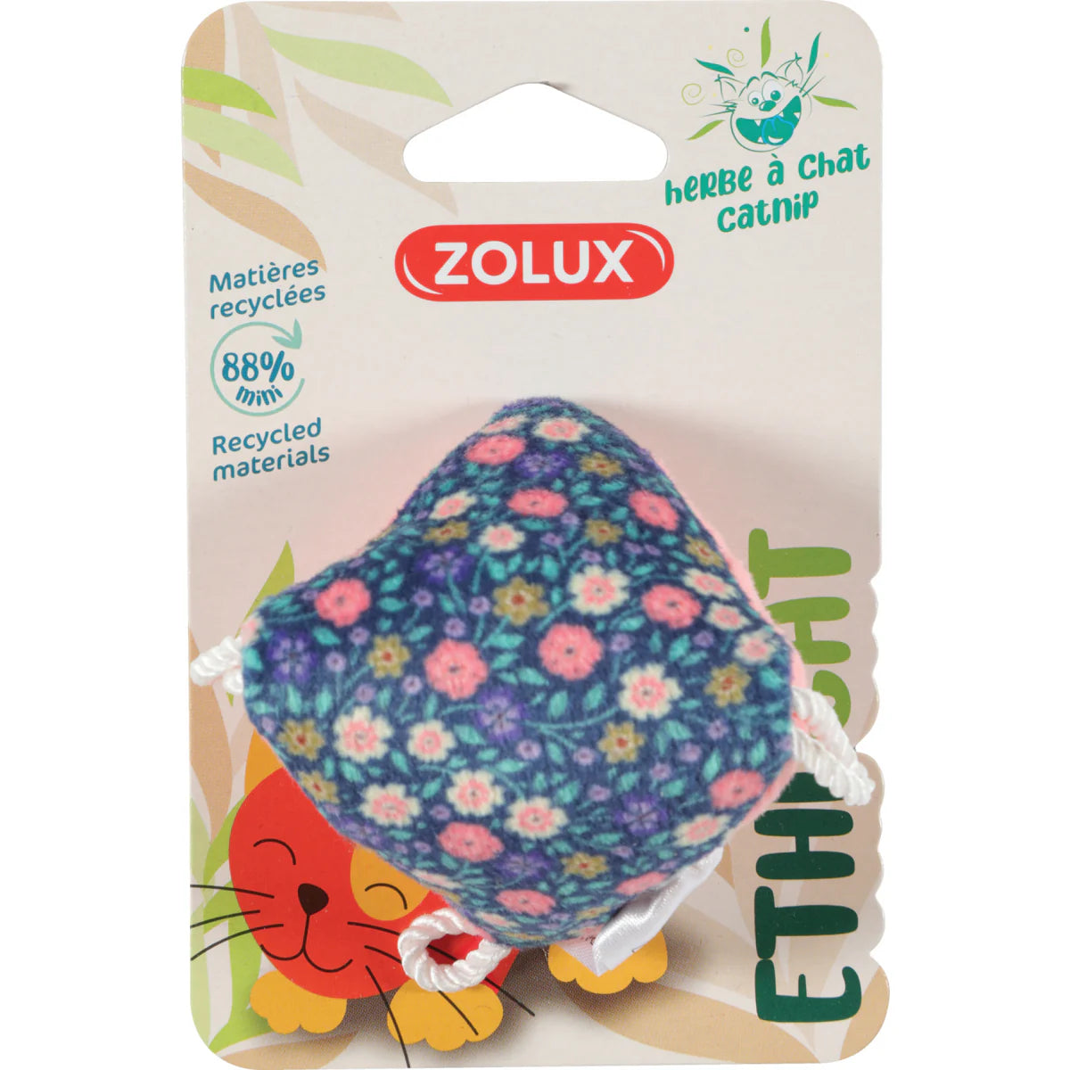 Zolux Ethicat Floral Pyramid Toy - One Size