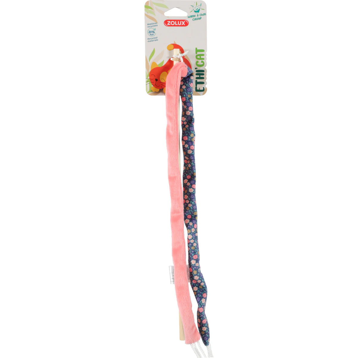 Zolux Ethicat Floral Ribbon Wand Toy - One Size