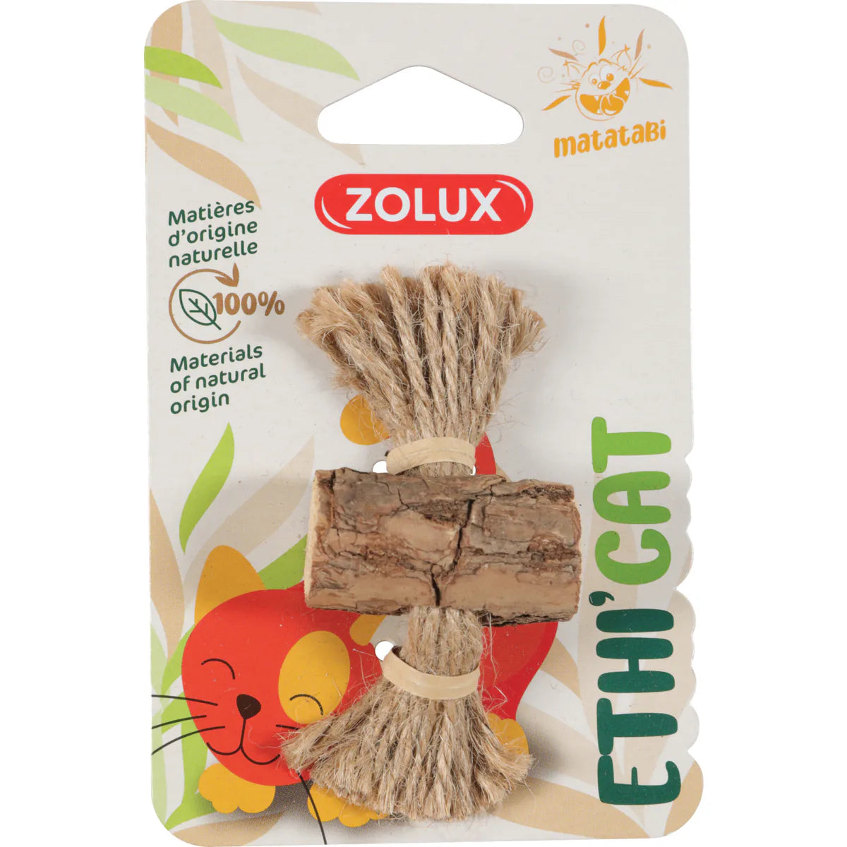 Zolux Ethicat Silver Vine Knot Toy - One Size