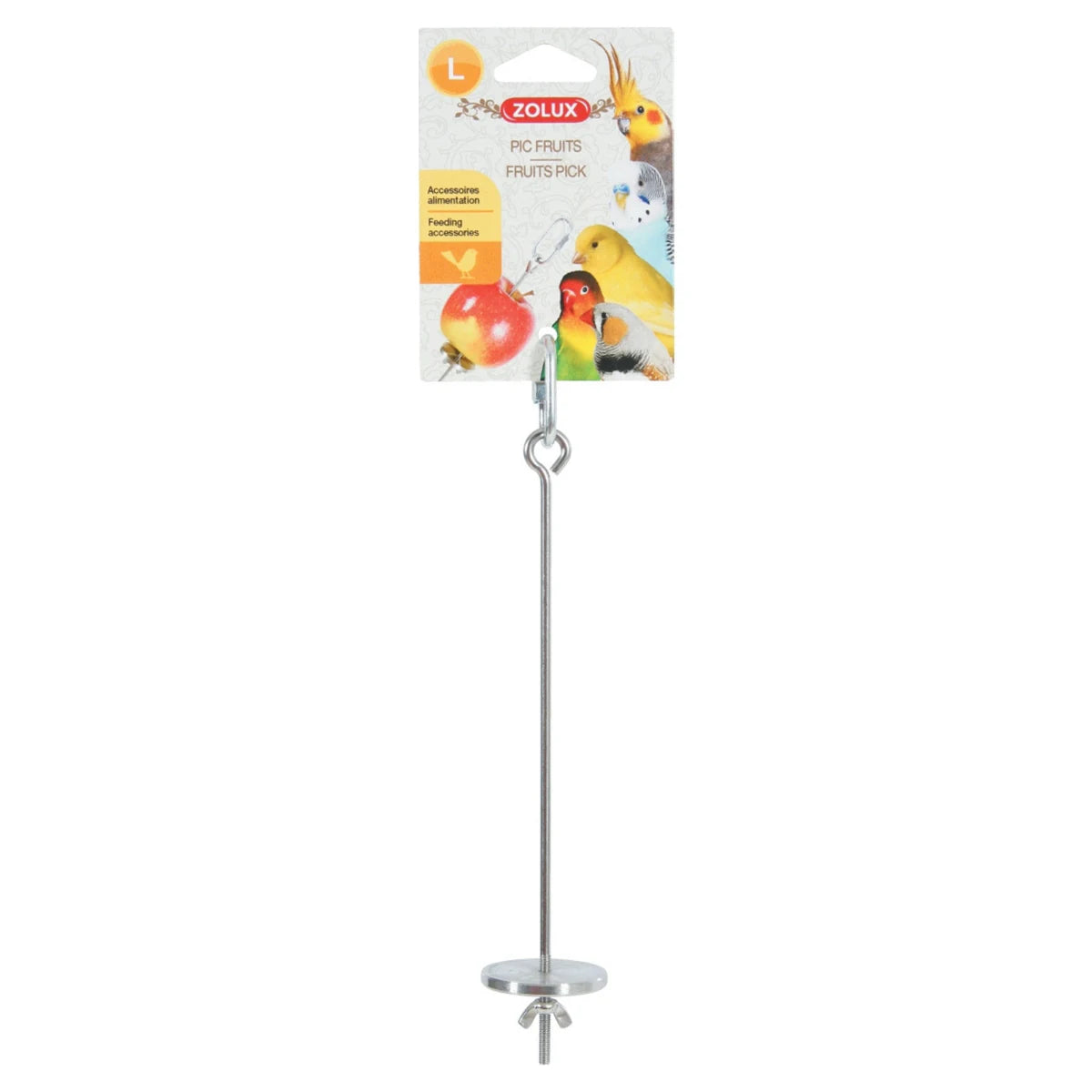 Zolux Hanging Metal fruit Pick For Birds - additional product view