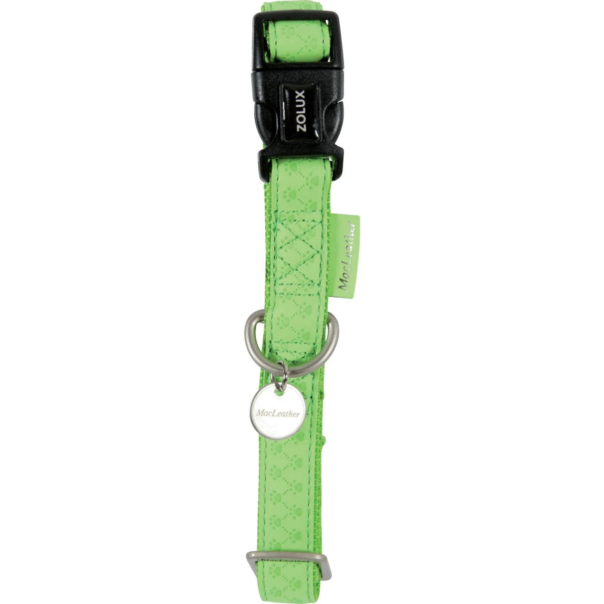 Zolux Macleather Adjustable Collar Anise - 10 mm