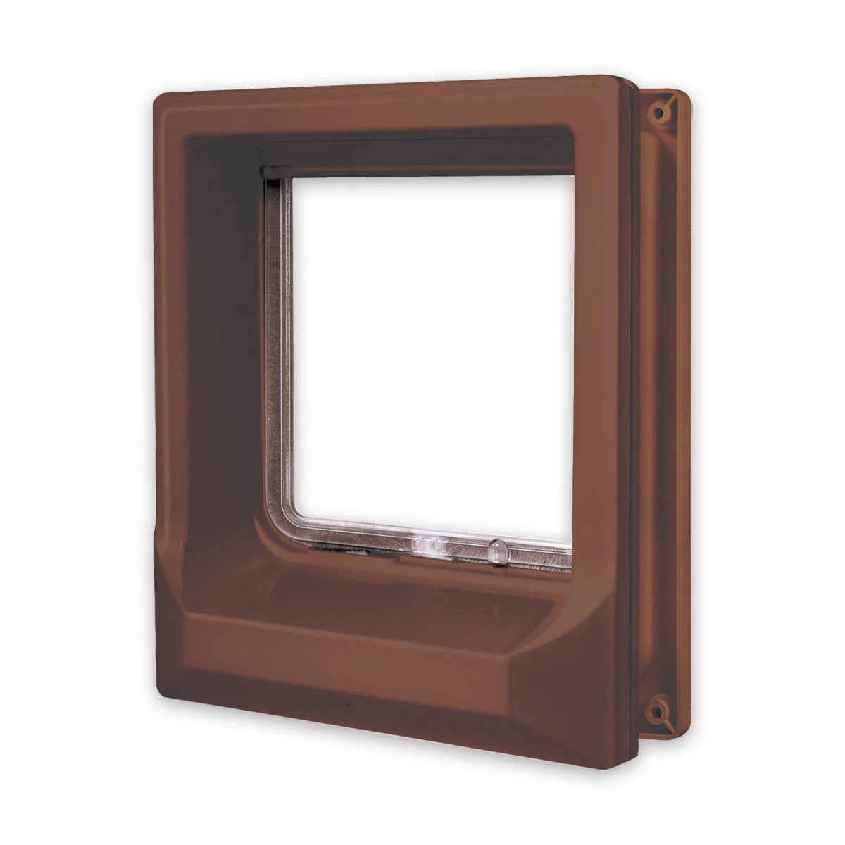 Zolux Magnetic Cat-flap for Wooden Door Brown - Brown