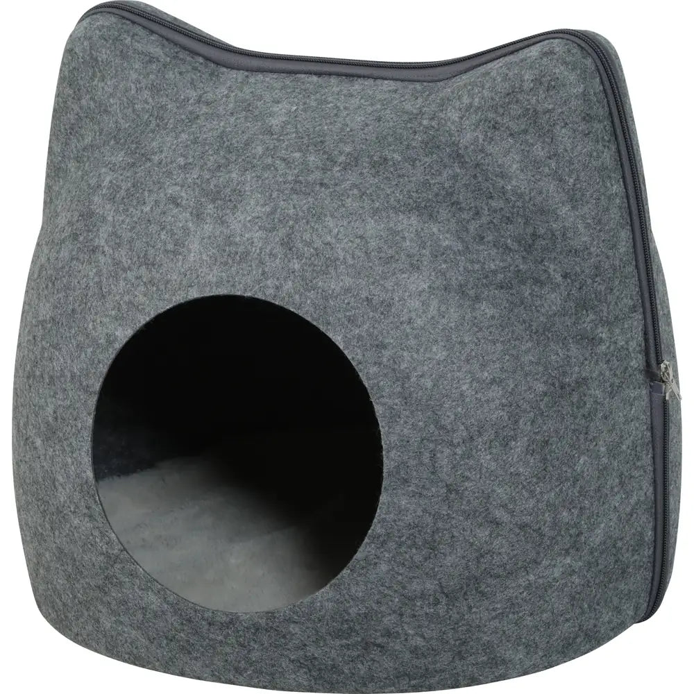 Zolux Moon Cat Ears Igloo Charcoal - Charcoal