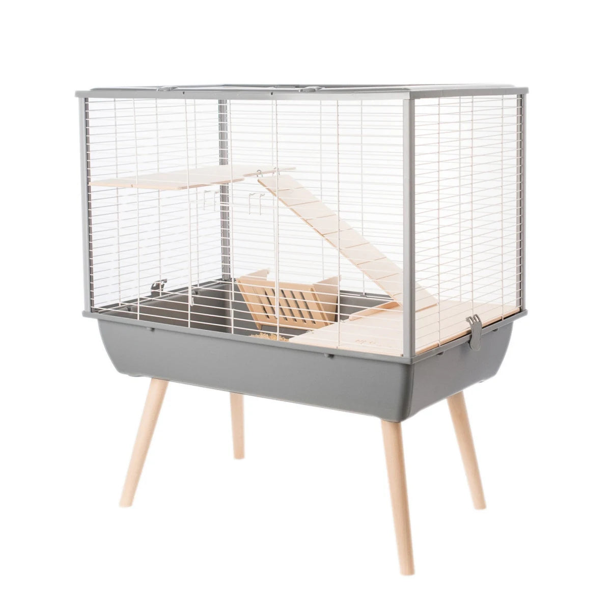 Zolux Neo Muki Large Rodent Cage - Grey