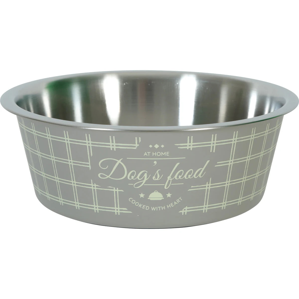 Zolux Non-Slip Food Dog Bowl - Taupe / 1700 ml
