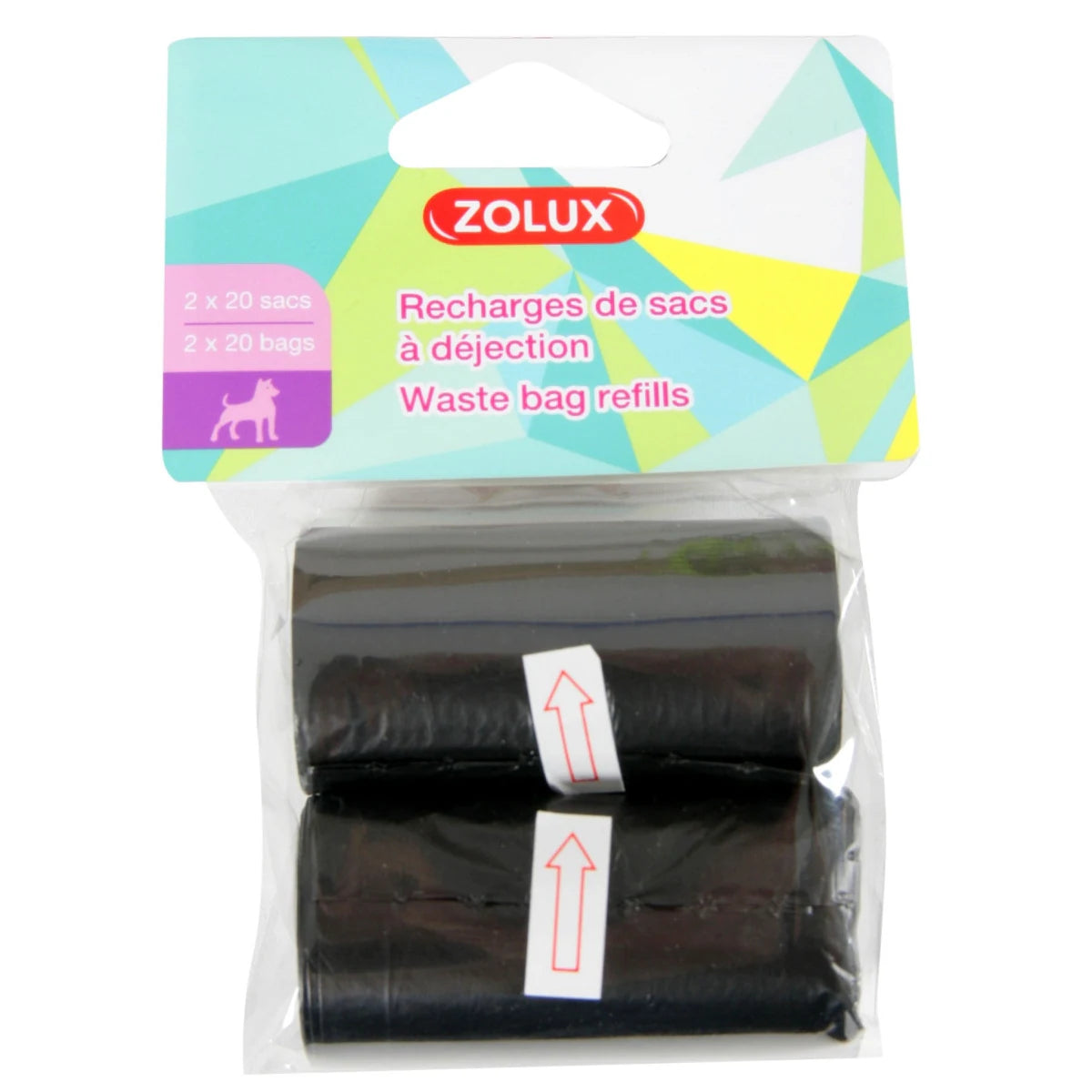 Zolux Pet Waste Bag Refill 2 x 20 Bags - One Size