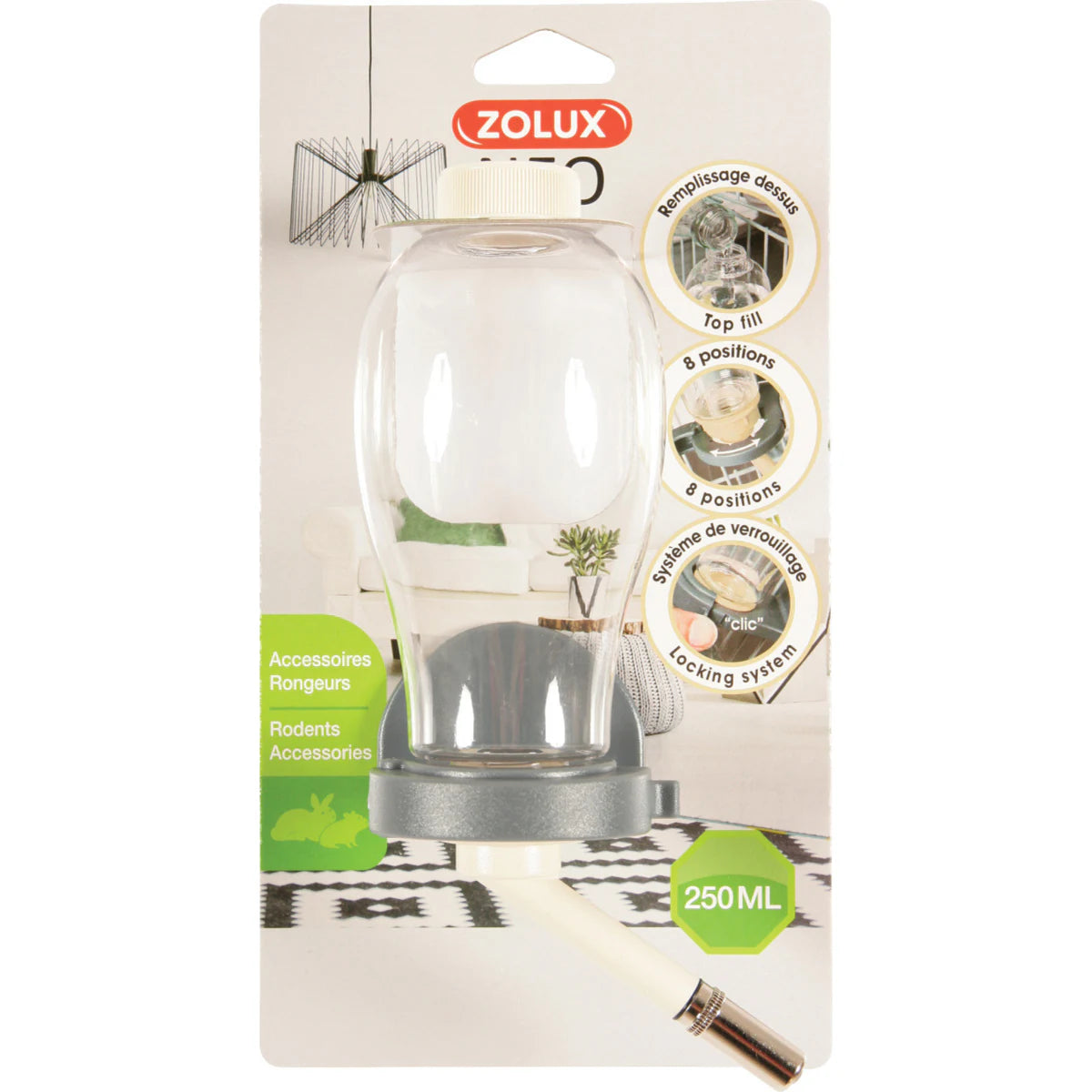 Zolux Rodent Water Feeder - Beige · 250 ml
