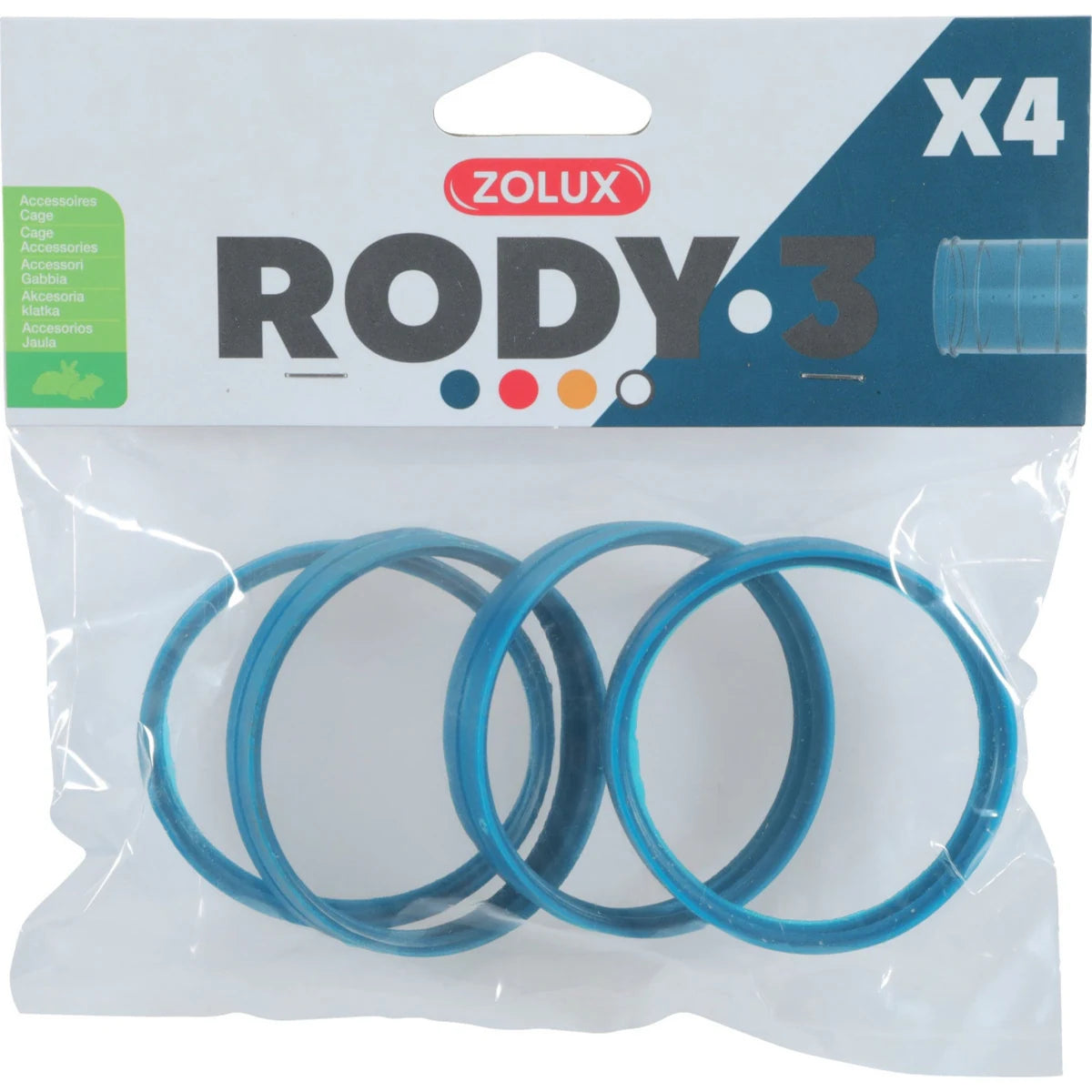 Zolux Rody 3 Cages Connector Ring - Blue