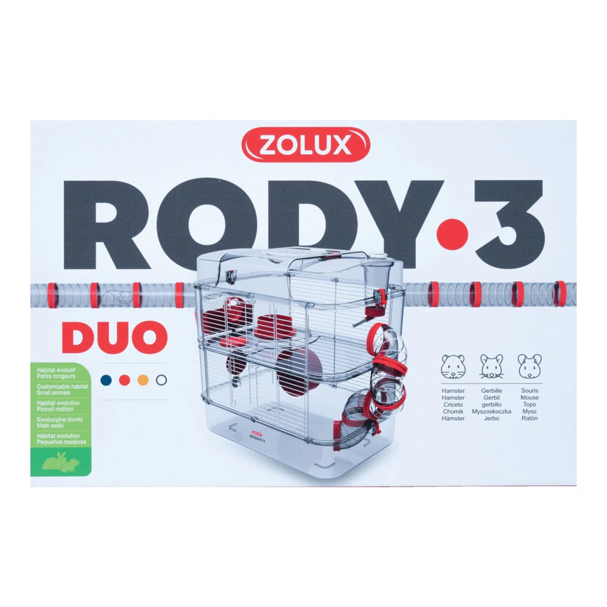 Zolux Rody 3 Duo Rodent and Small Animals House - additional product view