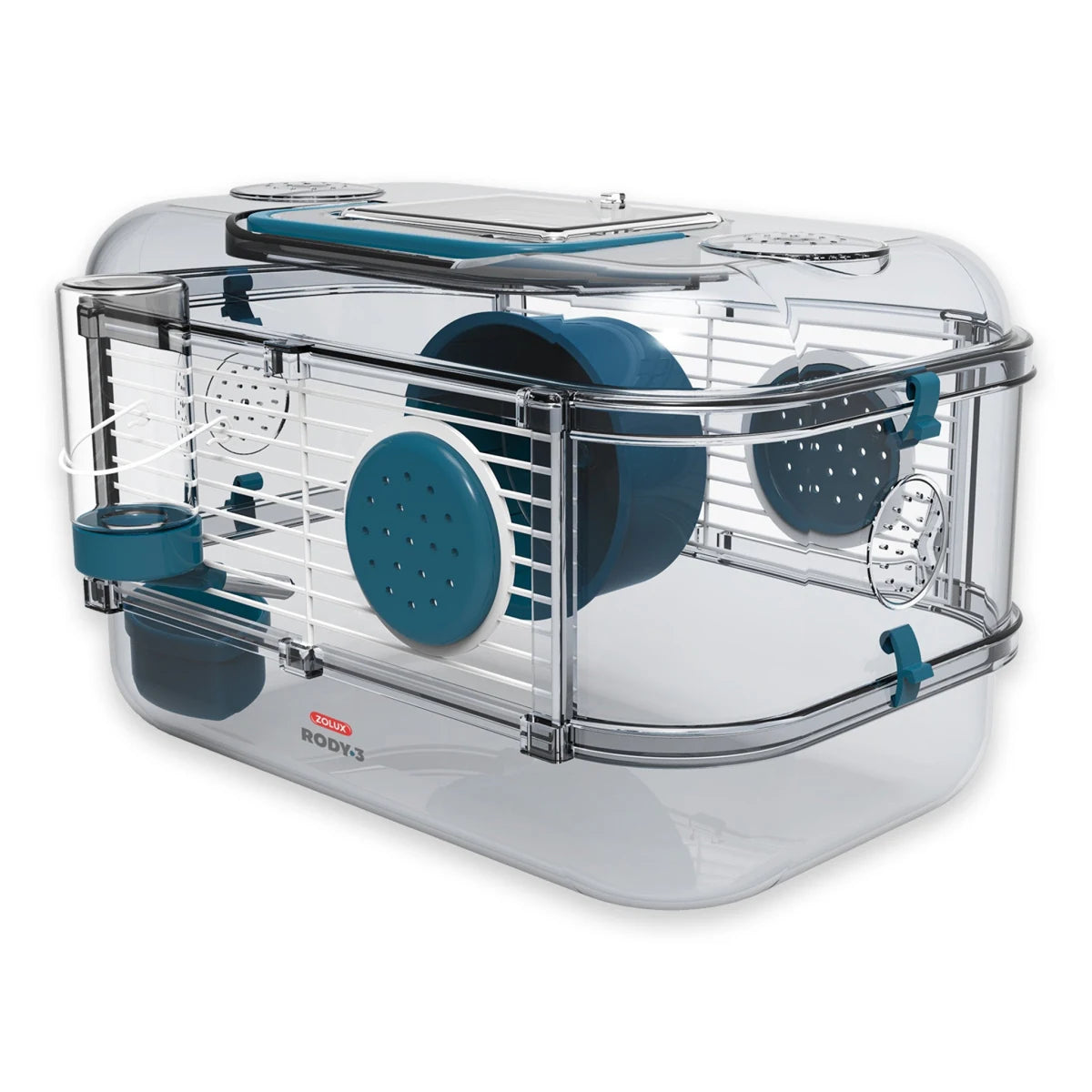 Zolux Rody 3 Mini Rodent Cage For Small Pets - Blue