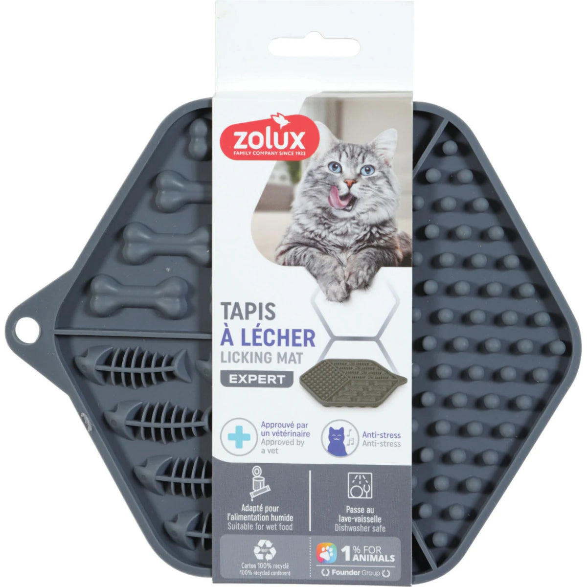 Zolux Silicone Cat Licking Mat - additional product view