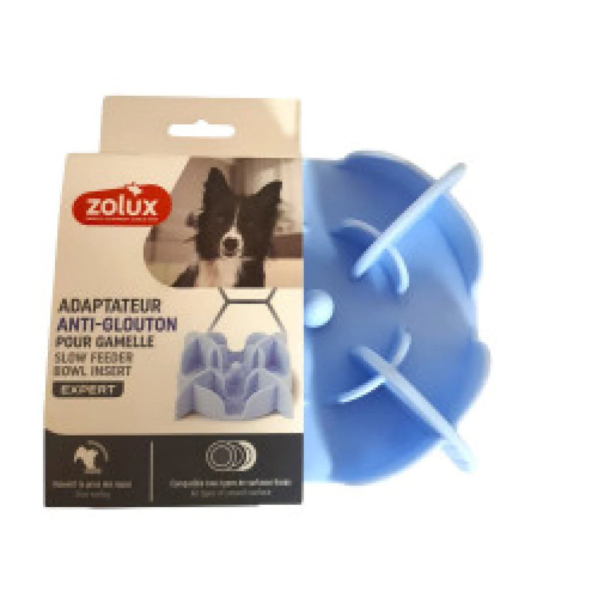 Zolux Silicone Slow-Feeding Bowl Insert - additional product view
