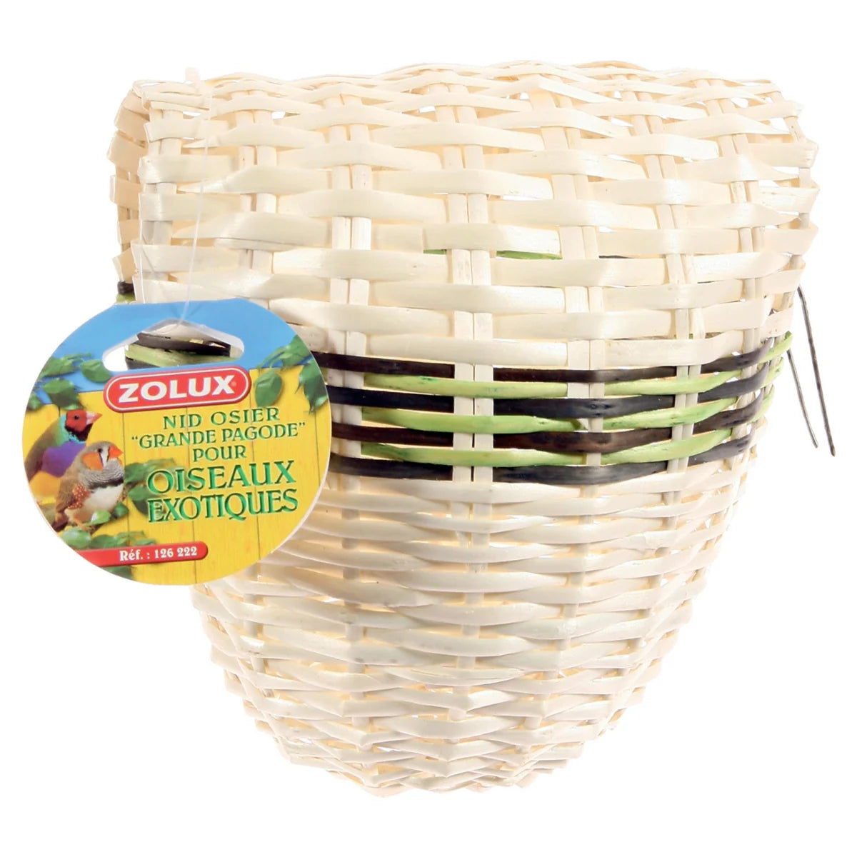 Zolux Wicker Pagoda Nest - One Size
