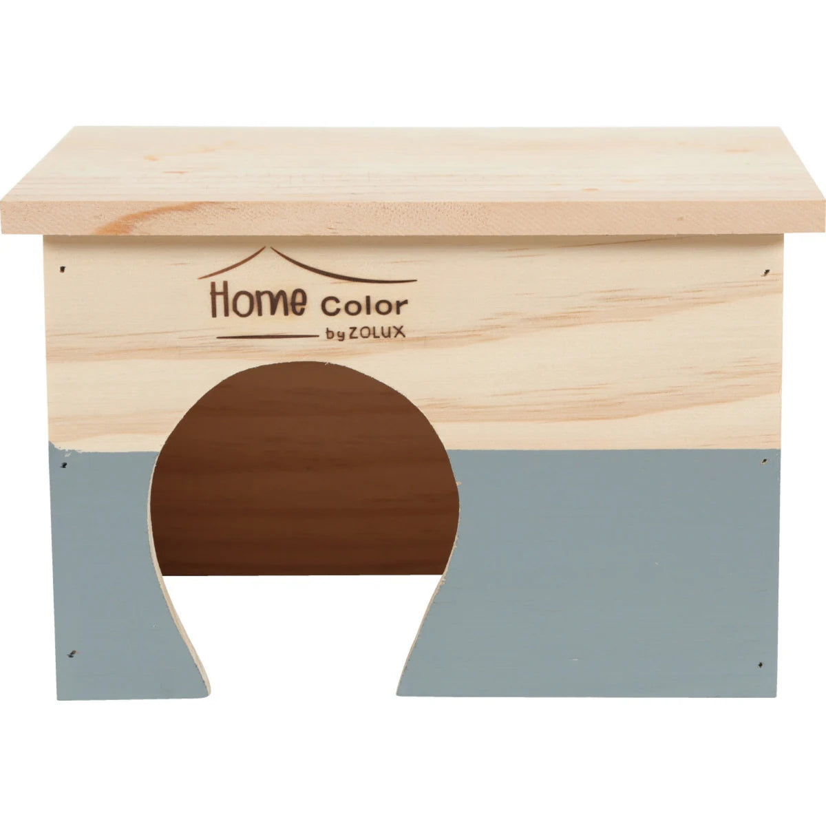 Zolux Rectangular Home Color Wooden House Grey, Medium - additional product view
