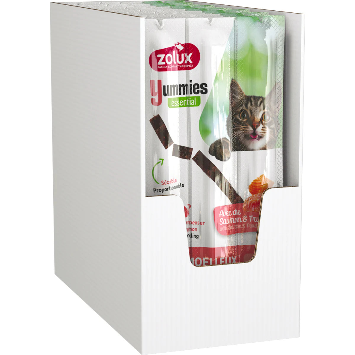 Zolux Yummies Cat Salmon Trout 3 Pack - additional product view