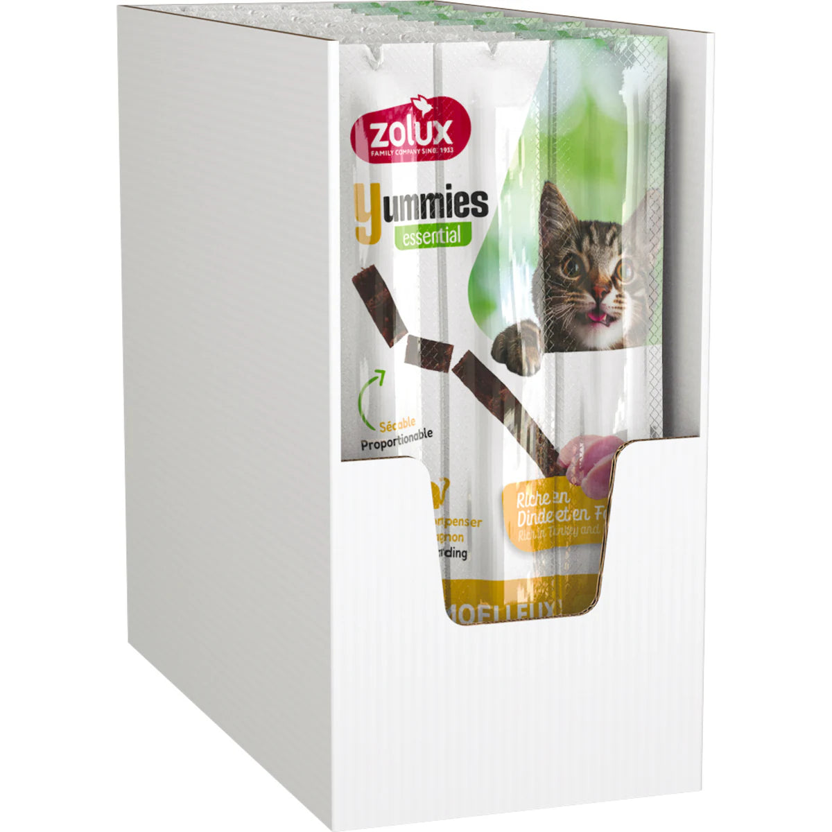 Zolux Yummies Cat Turkey Liver 3 Pack - additional product view