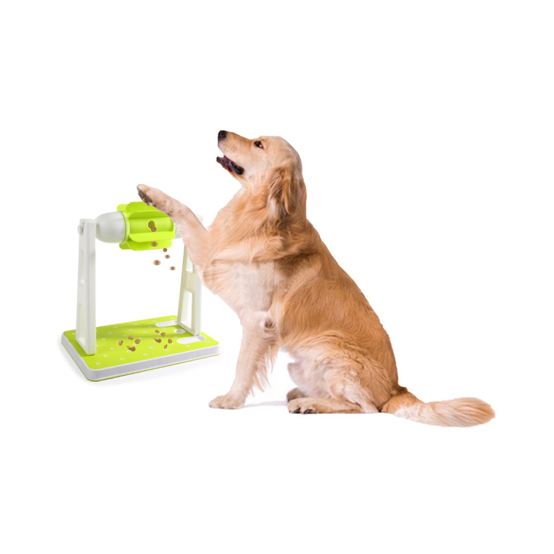 All For Paws Interactive Dog Treat Turbine Fun and positive challenge Select the number of open holes to dispense treats AD.